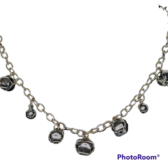 Silver Bells Necklace 18" Chain & 11 Bells Lobster Clasp Adjustable Extension - Picture 7 of 12